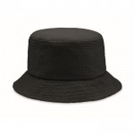 Sombrero estilo pescador de paja papel en diferentes colores color negro