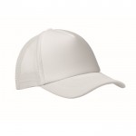 Gorra de béisbol con refuerzo de foam color blanco
