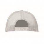 Gorra de beisbol en poliéster con parte frontal en blanco 150 g/m2 tercera vista