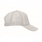 Gorra de beisbol en poliéster con parte frontal en blanco 150 g/m2 cuarta vista