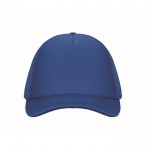 Gorra de beisbol en poliéster con parte frontal en blanco 150 g/m2 segunda vista