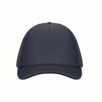Gorra de beisbol en poliéster con parte frontal en blanco 150 g/m2 segunda vista