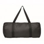 Bolsa deportiva con bolsillo frontal y capacidad de 20L color negro cuarta vista