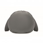 Bolsa deportiva con bolsillo frontal y capacidad de 20L color gris oscuro septima vista