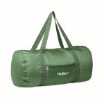 Bolsa deportiva con bolsillo frontal y capacidad de 20L color verde oscuro vista principal