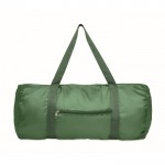 Bolsa deportiva con bolsillo frontal y capacidad de 20L color verde oscuro tercera vista