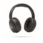 Auriculares inalámbricos plegables con manos libres y micrófono 17h color negro vista principal