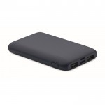 Powerbank rectangular hecho de ABS reciclado 5.000 mAh color azul marino