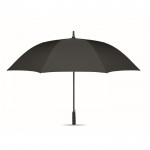Paraguas anti viento de pongee RPET con apertura automática Ø116 color negro