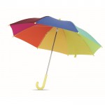 Paraguas para niños con colores de arcoíris de 8 paneles Ø46 color multicolor