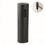 Abridor eléctrico de botellas de vino hecho de ABS y acabado mate color negro