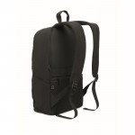Mochila para portátil de materiales reciclados y soporte trolley 15'' color negro segunda vista