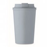 Vaso de doble pared hecho de maíz con capacidad de 350ml color negro mate cuarta vista