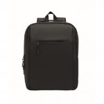 Mochila RPET con compartimientos para portátil y tableta 10'' y 15'' color negro novena vista