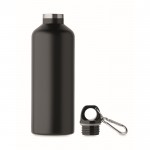 Botella antifugas de acero inoxidable reciclado con mosquetón 500ml vista segunda