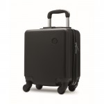 Trolley de ABS con 4 ruedas y cerradura de combinación 14'' color negro segunda vista