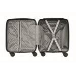 Trolley de ABS con 4 ruedas y cerradura de combinación 14'' color negro octava vista