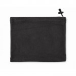 Braga de cuello de forro polar ajustable de talla única color negro segunda vista
