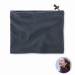 Braga de cuello de forro polar ajustable de talla única color azul marino