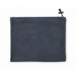 Braga de cuello de forro polar ajustable de talla única color azul marino segunda vista