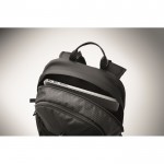Mochila resistente al agua y con banda reflectante 15'' color negro vista fotografía quinta vista