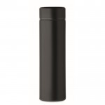 Botella termo de acero inoxidable reciclado con capacidad de 420ml color negro quinta vista