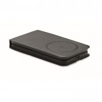 Cargador inalámbrico plegable con soporte para móvil 15W color negro cuarta vista