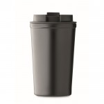 Vaso de doble pared anti fugas de acero inoxidable 450ml color negro quinta vista