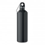 Botella antifugas de acero inoxidable reciclado de 750ml color negro