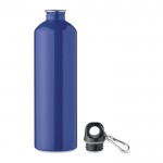 Botella antifugas de acero inoxidable reciclado de 750ml color azul