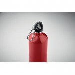 Botella antifugas de acero inoxidable reciclado de 750ml color rojo