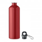 Botella antifugas de acero inoxidable reciclado de 750ml color rojo