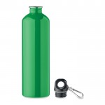 Botella antifugas de acero inoxidable reciclado de 750ml color verde