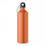 Botella antifugas de acero inoxidable reciclado de 750ml color naranja