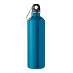 Botella antifugas de acero inoxidable reciclado de 750ml color turquesa