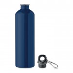 Botella antifugas de acero inoxidable reciclado de 750ml color azul marino