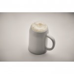 Jarra cervecera especial para sublimación con capacidad de 500ml color blanco vista fotografía tercera vista