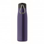 Botella antifugas de acero inoxidable con asa de cordón 500ml color azul real quinta vista