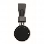 Auriculares inalámbricos plegables con micrófono incorporado color negro sexta vista