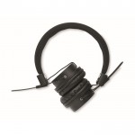 Auriculares inalámbricos plegables con micrófono incorporado color negro novena vista