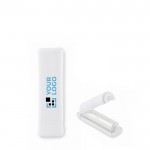 Rodillo limpiador adhesivo en estuche blanco reutilizable color blanco vista de impresión