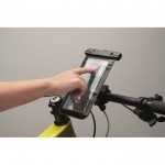 Funda para bicicleta impermeable para móviles de 6.7 pulgadas color negro vista fotografía tercera vista