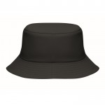 Gorro tipo bob de poliéster en distintos colores 150 g/m2 color negro tercera vista