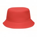 Gorro tipo bob de poliéster en distintos colores 150 g/m2 color rojo