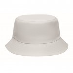 Gorro tipo bob de poliéster en distintos colores 150 g/m2 color blanco