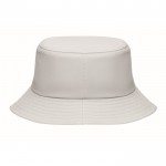 Gorro tipo bob de poliéster en distintos colores 150 g/m2 color blanco tercera vista