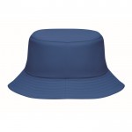 Gorro tipo bob de poliéster en distintos colores 150 g/m2 color azul real tercera vista