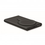 Cargador inalámbrico magnético de carga rápida y batería externa 15W color negro decima vista