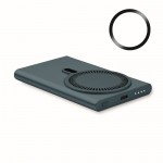Cargador inalámbrico magnético de carga rápida y batería externa 15W color azul