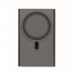Cargador inalámbrico magnético de carga rápida y batería externa 15W color titanio quinta vista